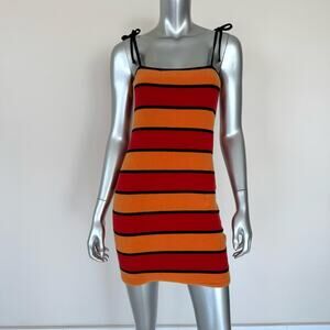 Solid and Striped beach short  striped size M